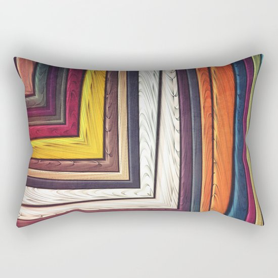 Geometric/Abstract V Rectangular Pillow