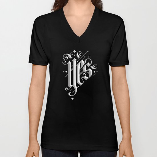 Yes Unisex V-Neck