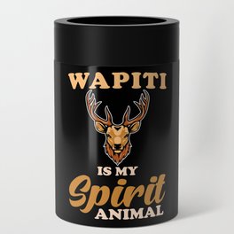 Wapiti Spirit Animal Can Cooler