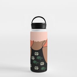 Woman At The Meadow 39 Water Bottle