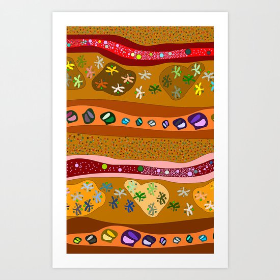 Layers Art Print