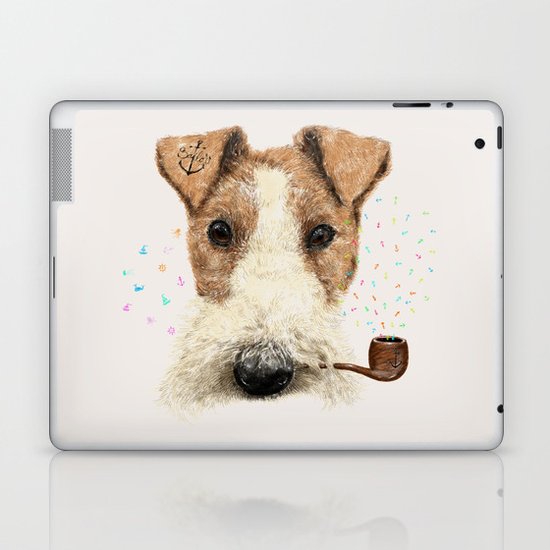 fox terrier sailor Laptop & iPad Skin