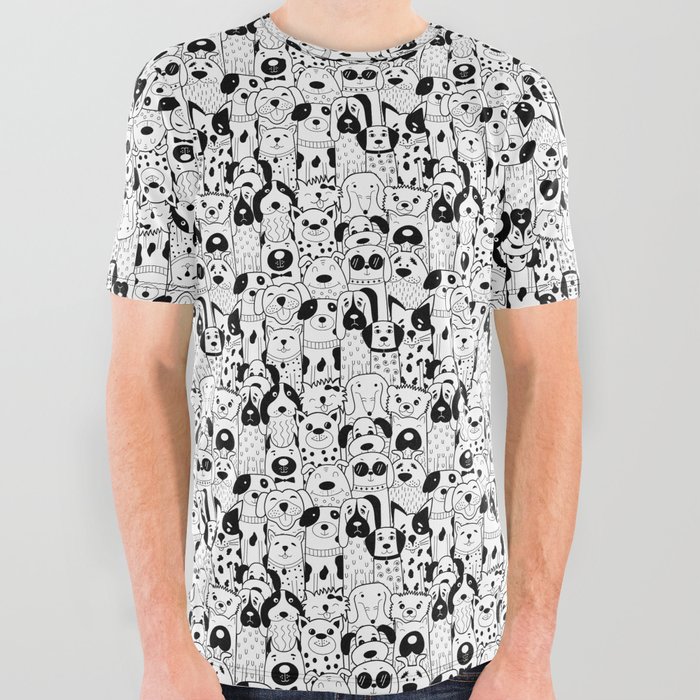 Mob of dogs All Over Graphic Tee