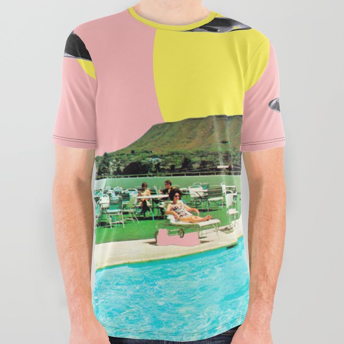 Invasion on vacation (UFO in Hawaii) All Over Graphic Tee