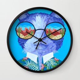 Vacation Puss Wall Clock