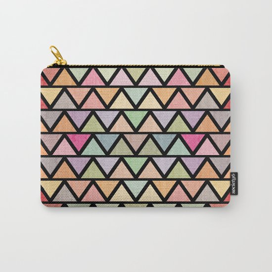 Lovely geometric Pattern V Carry-All Pouch