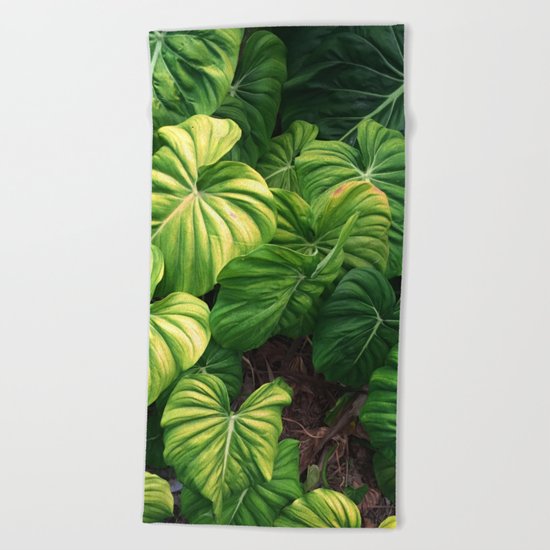 Australia tropical plants Beach Towel