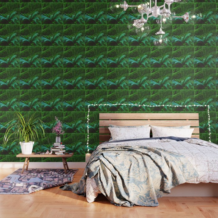 Mystical Green Fern Leaves In The Enchanted Forest Wallpaper By Dec02