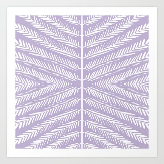 SOFT LAVENDER Art Print