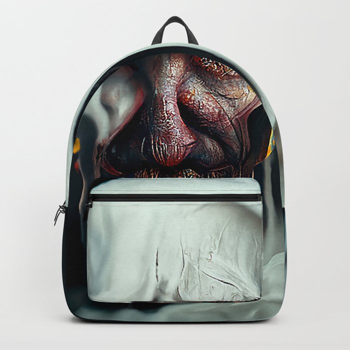Scary ghost face #1 | AI fantasy art Backpack