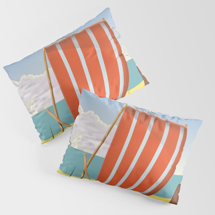 Visit the Netherlands " Go by plane" Pillow Sham