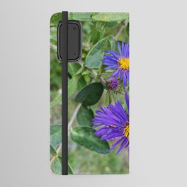 Purple Flower Android Wallet Case