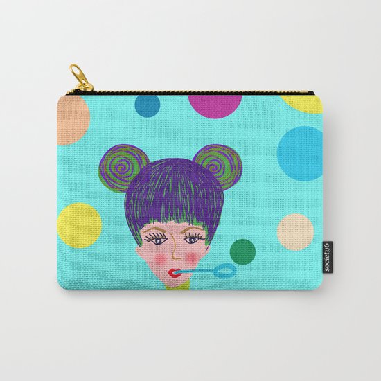 Playful girl Carry-All Pouch