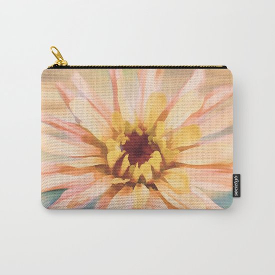 Sunset Zinnia Carry-All Pouch