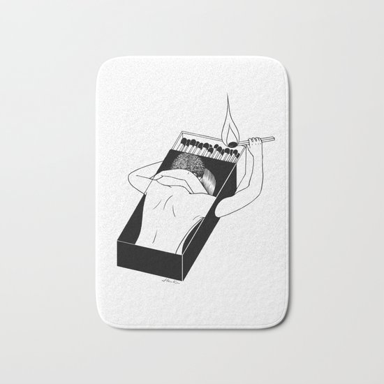 We Gonna Let It Burn Bath Mat