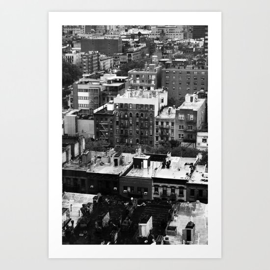 Lower East Side Skyline #3 Art Print