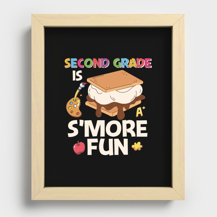 Second Grade Is S'more Fun Recessed Framed Print