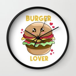 Burger Lover Wall Clock