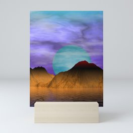 strange moon somewhere -01- Mini Art Print