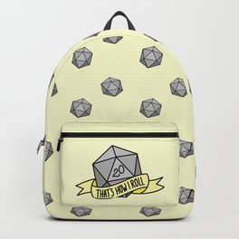 That's How I Roll D20 Backpack