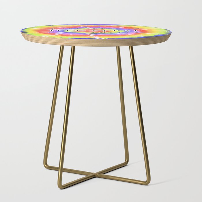 Free Spirit Tie-Dye Side Table