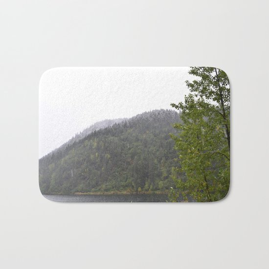 Season's First Snow Bath Mat