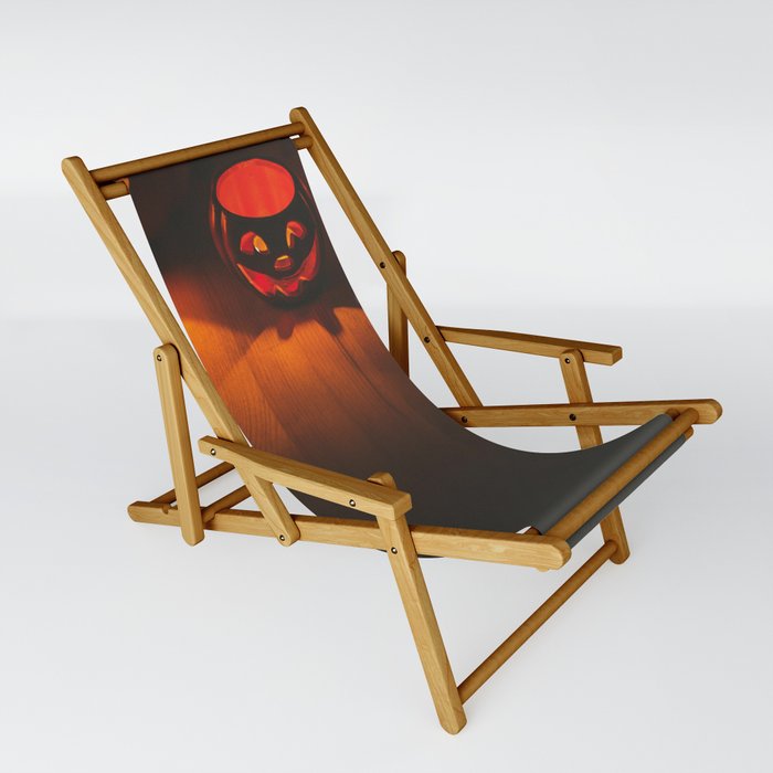 Halloween Jack-o-Lantern Pumpkins Sling Chair