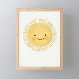 Happy Sunshine Framed Mini Art Print
