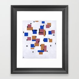 Piet Mondrian (Dutch, 1872-1944) - Title: Composition in Colour B (Compositie in Kleur B) - Date: 1917 - Style: De Stijl (Neoplasticism) - Genre: Abstract, Geometric Abstraction - Oil on canvas - Digitally Enhanced Version (2000dpi) - Framed Art Print