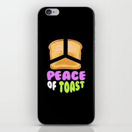 Peace Of Toast Bread Toast Breakfast iPhone Skin