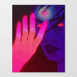 Psychonaut Girl 2 (GIF) Canvas Print