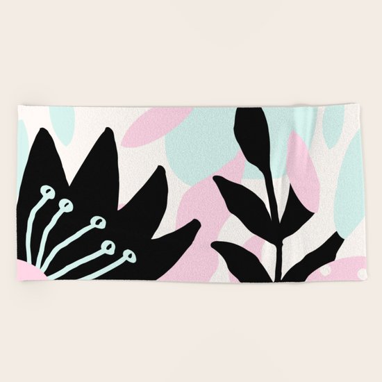 Flora 1 Beach Towel