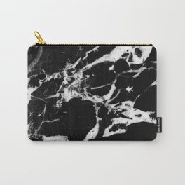 Black Marble #13 #decor #art #society6 Carry-All Pouch
