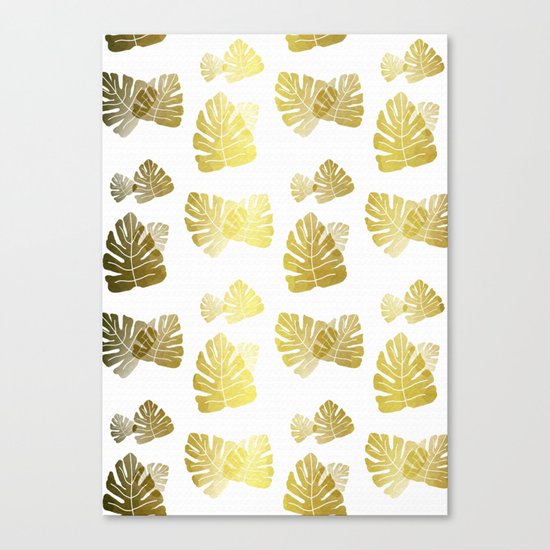 Golden Tropics Canvas Print