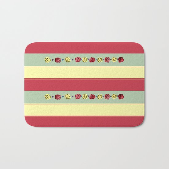 A Rosey Outlook Bath Mat