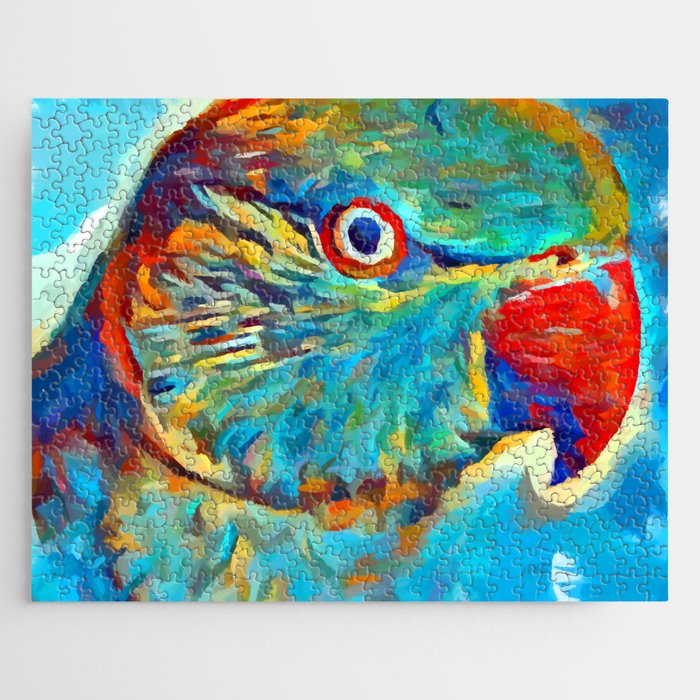 Ring-Necked Parakeet Jigsaw Puzzle