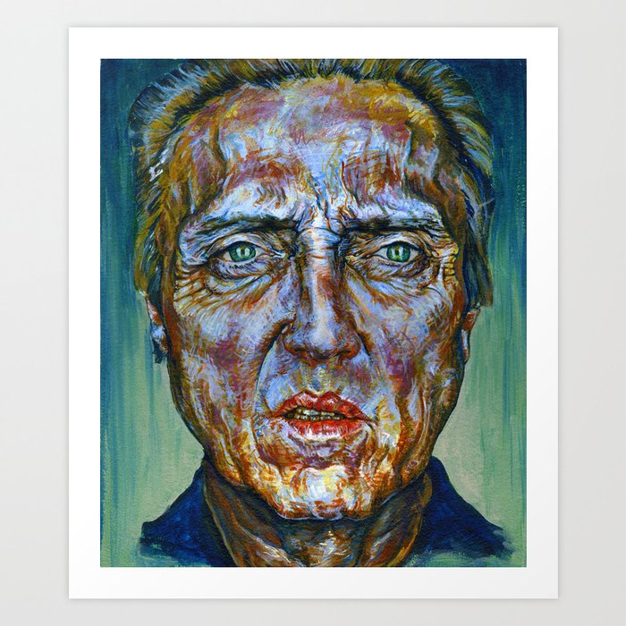 Googley Eyed Christopher Walken Art Print By Dorothyzhu Society6