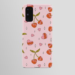 Vintage Cherry Print Android Case