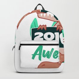 Dinosaur Awesome Since 2010 Birthday Gift Backpack | Kidsbirthday, Kidsclothes, Awesomesince, Kidsgift, Graphicdesign, Giftforkids 