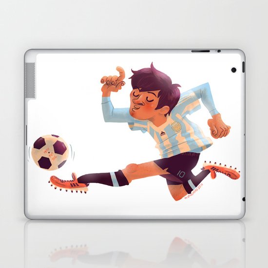Lionel Messi, Argentina Jersey Laptop & iPad Skin
