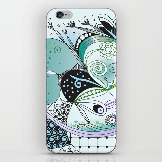 Winter tangle iPhone & iPod Skin