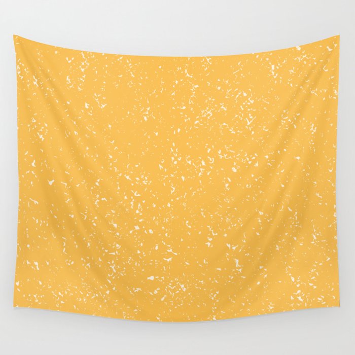 Yellow abstract texture Wall Tapestry