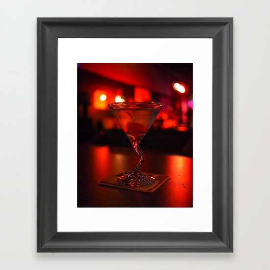Vodka-based vision Framed Art Print