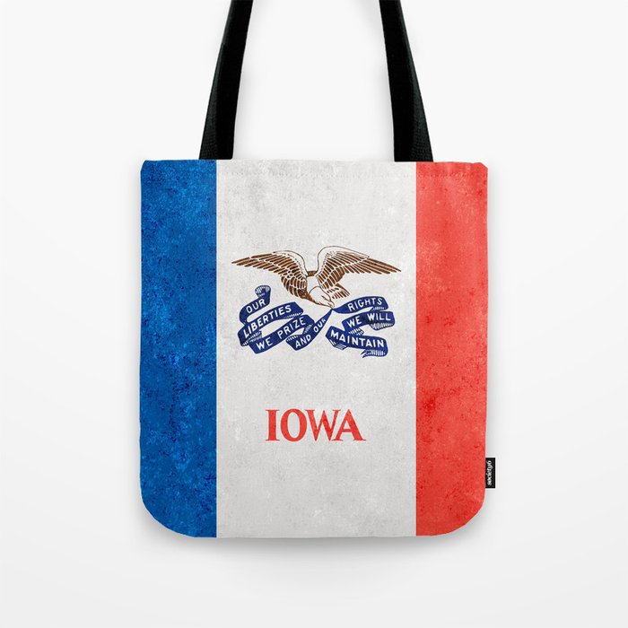 State Flag of Iowa Tote Bag