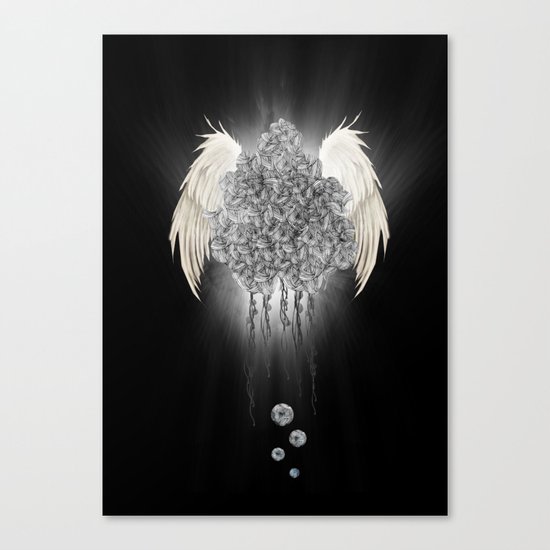 Angel of the chaos Canvas Print
