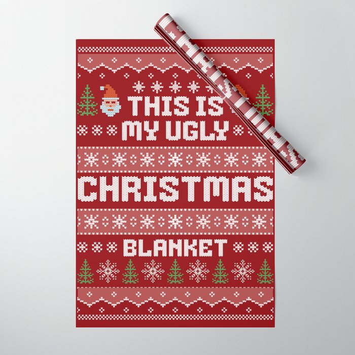 Ugly christmas wrapping paper cheap