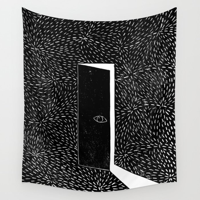 Doorway to outer space Wall Tapestry