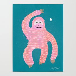 Monkey Henriette Poster