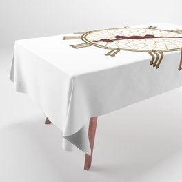 Big Ben Clock Face And Hands Detail Tablecloth