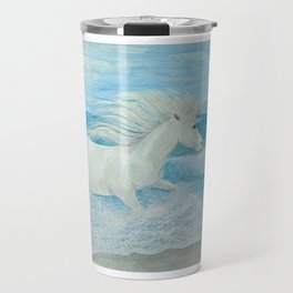 Beach Themed- Wildest Dreams- Unicorn Travel Mug